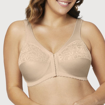 Magic Lift Front Opening Bra Beige
